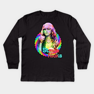 Stevie Nicks Kids Long Sleeve T-Shirt